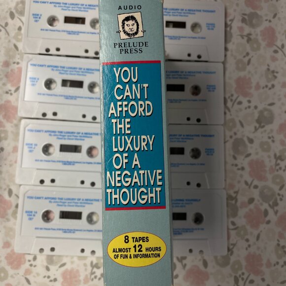 Cassette Tapes "You Can't Afford the Luxury of a Negative Thought" - Vintage - Picture 5 of 7